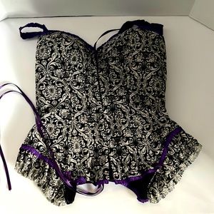 Cacique Print Corset Tank  - New with Tags
